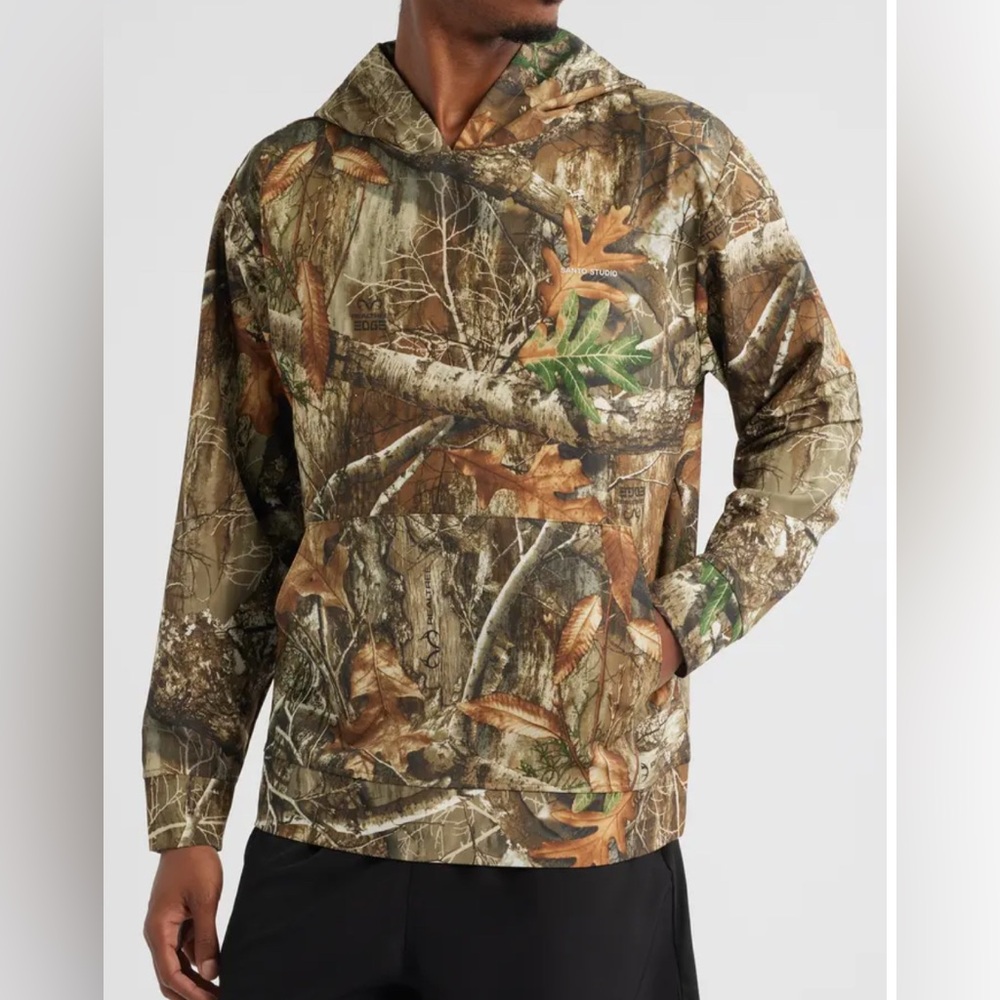 Santo Studio x Realtree Edge Camo Hoodie Men’s Medium NWT